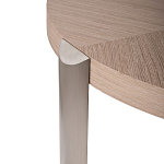 Столик журнальный с низкой круглой столешницей Wood Grain варинант исполнения - 4 | Loft Concept в Костроме