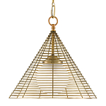 Подвесной светильник в форме конуса с фактурным абажуром Flawless Form варинант исполнения - 1 | Loft Concept в Костроме