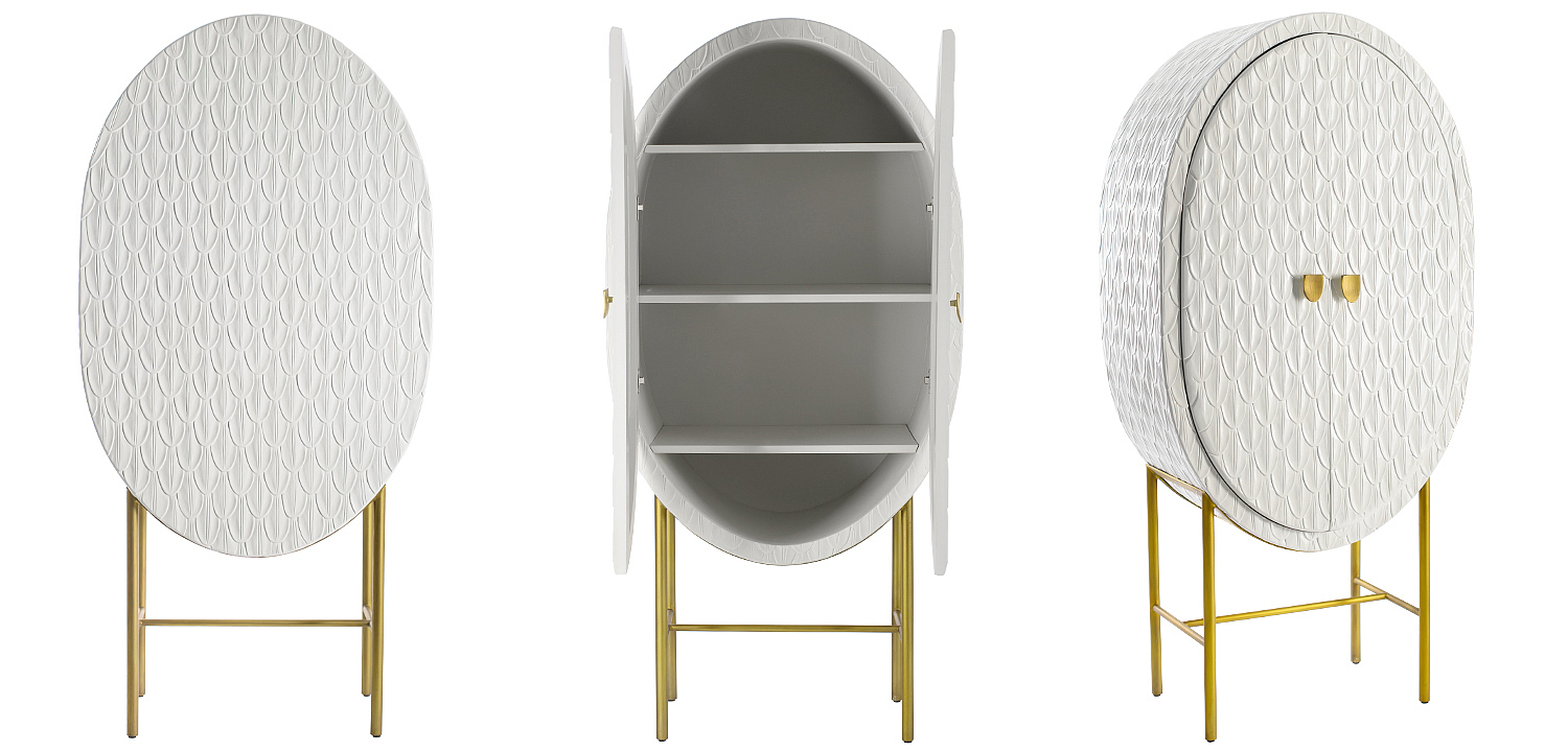 Шкаф White Feathers Cabinet Шкаф White Feathers Cabinet - Loft-Concept в Костроме