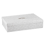 Чайный сервиз белого цвета из фарфора на 6 персон 15 предметов Floral Charm варинант исполнения - 2 | Loft Concept в Костроме