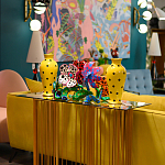 Декоративная статуэтка Yayoi Kusama Flowers that Bloom at Midnight Red варинант исполнения - 4 | Loft Concept в Костроме