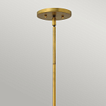 Подвесной светильник с матовым стеклянным коническим плафоном в современном стиле Hinkley варинант исполнения - 6 | Loft Concept в Костроме