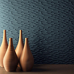 Гипсовая 3D Панель M-27 варинант исполнения - 1 | Loft Concept в Костроме