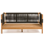 Садовый диван из тикового дерева и веревок Оreon варинант исполнения - 5 | Loft Concept в Костроме