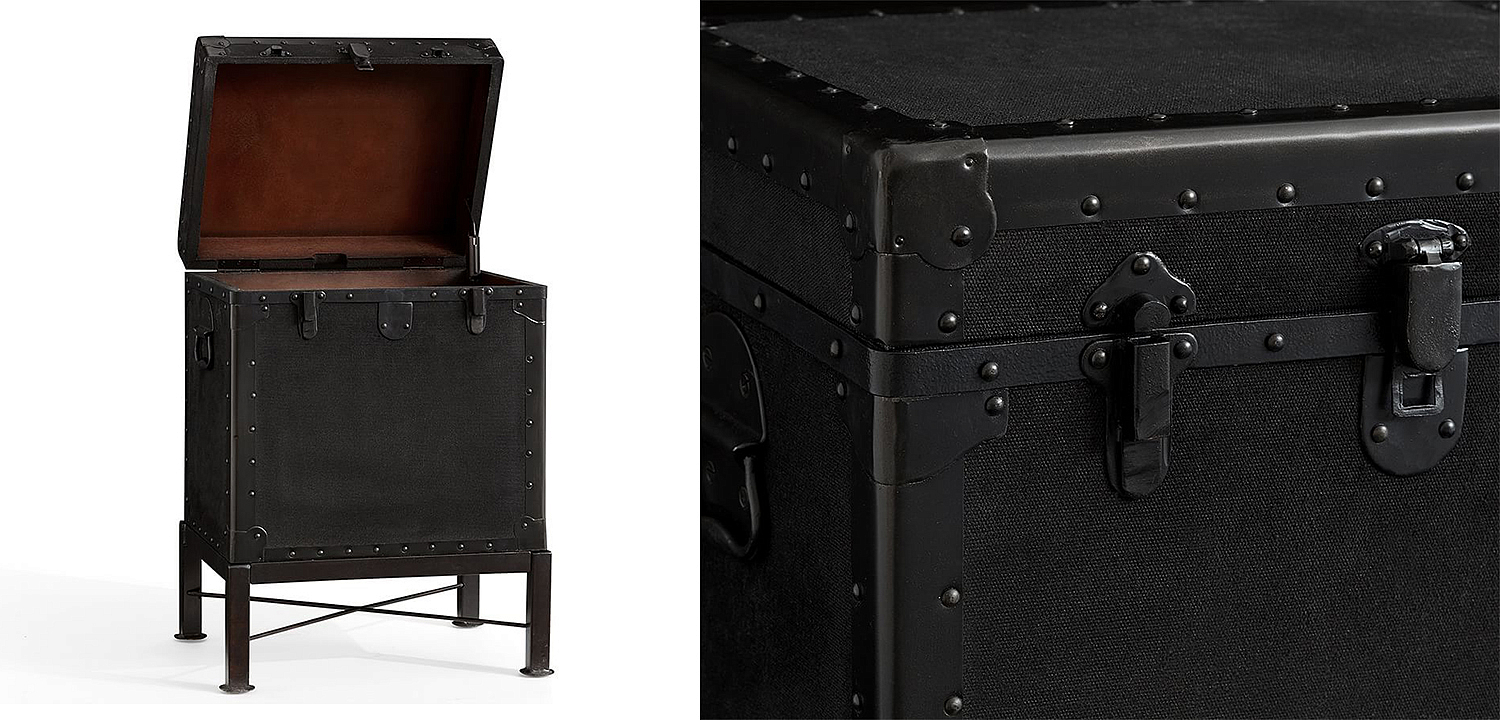 Сундук Vintage Chests small black Сундук Vintage Chests small black - Loft-Concept в Костроме