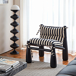 Кресло черно-белое со съемными подушками Celebrity варинант исполнения - 7 | Loft Concept в Костроме