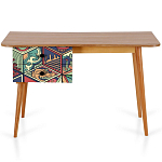 Письменный стол с принтом на ящиках Elise Desk варинант исполнения - 9 | Loft Concept в Костроме