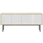 Длинная тумба с зеркальным декором Serena варинант исполнения - 8 | Loft Concept в Костроме