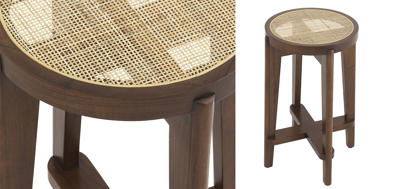 Полубарный стул Eichholtz Counter Stool Dareau brown Полубарный стул Eichholtz Counter Stool Dareau brown - Loft-Concept в Костроме