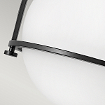 Потолочный светильник с плафоном в форме белого матового шара Hinkley варинант исполнения - 3 | Loft Concept в Костроме