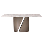 Стол обеденный керамический серый Servorios варинант исполнения - 1 | Loft Concept в Костроме