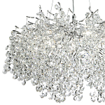 Люстра с хрустальными подвесками на металлических ветках Fairytree Light Silver Chandelier 14 варинант исполнения - 3 | Loft Concept в Костроме