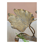 Столик приставной с тремя столешницами Тропические листья Tropical Forest gold варинант исполнения - 6 | Loft Concept в Костроме