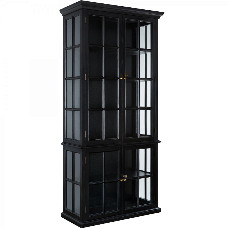 Шкаф-витрина French black Черный Шкаф-витрина French black Черный в Костроме | Loft Concept