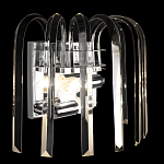 Бра цвета никель с изогнутыми хрустальными элементами Radiant Ribbons варинант исполнения - 5 | Loft Concept в Костроме