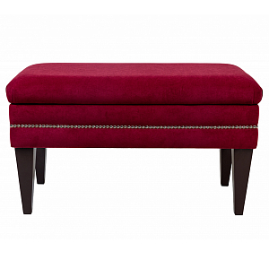 Мягкая банкетка с зоной для хранения Casket Red