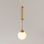 Подвесной светильник со стеклянными вставками Helios варинант исполнения - 2 | Loft Concept в Костроме