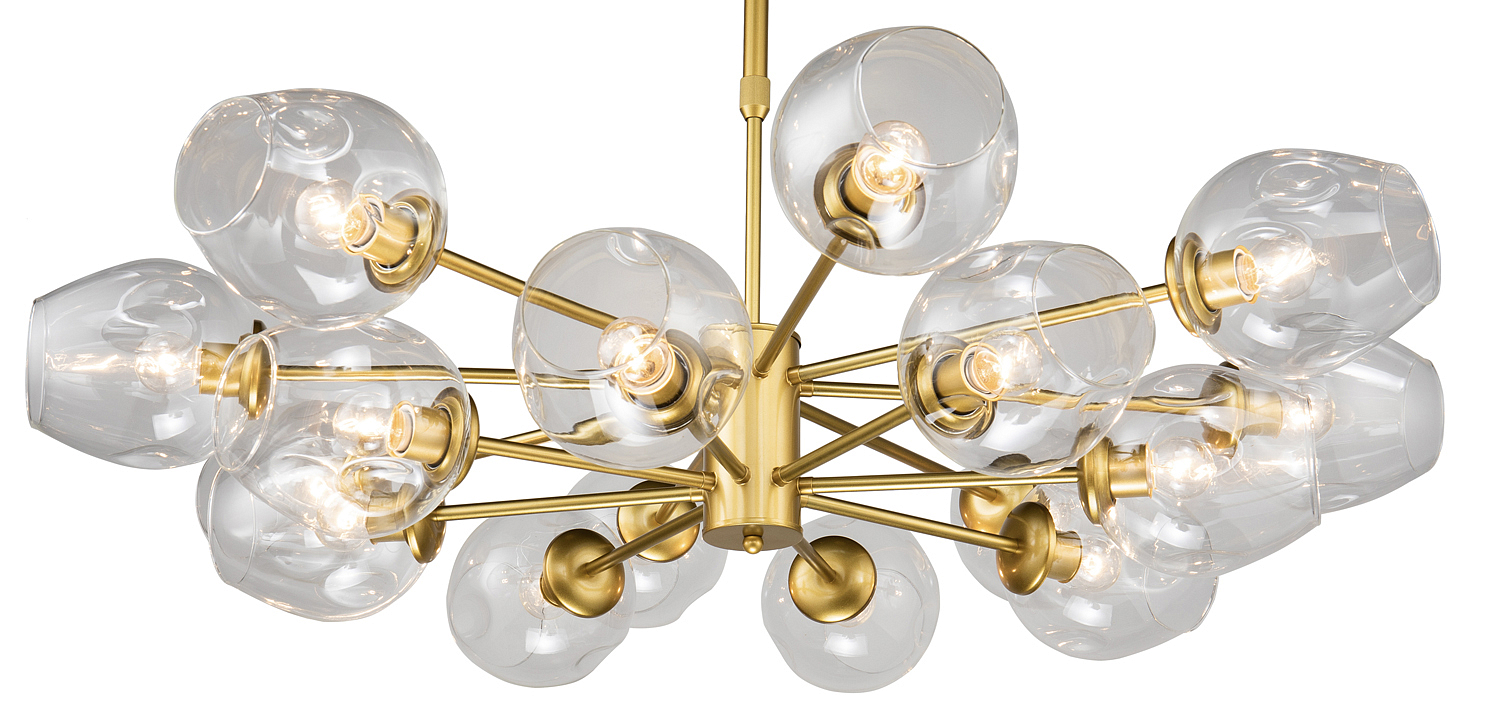 Люстра Branching Bubble Chandelier gold 16 Люстра Branching Bubble Chandelier gold 16 - Loft-Concept в Костроме