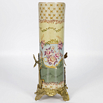 Фарфоровая ваза с бронзовыми элементами Eden Garden варинант исполнения - 3 | Loft Concept в Костроме