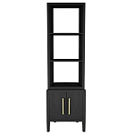 Этажерка Primo с тумбой шпон Черный дуб варинант исполнения - 1 | Loft Concept в Костроме