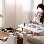 Журнальный столик передвижной с подъемной столешницей Table Trolley варинант исполнения - 3 | Loft Concept в Костроме