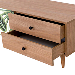 Длинная ТВ-тумба с принтом на ящиках Elise TV Stand варинант исполнения - 4 | Loft Concept в Костроме