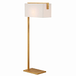 Торшер с прямоугольным абажуром на золотом металлическом каркасе Rectangular Plane  варинант исполнения - 1 | Loft Concept в Костроме
