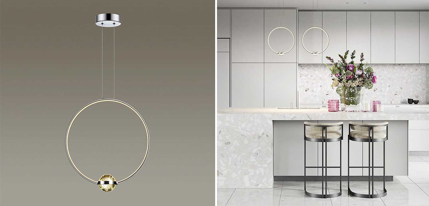 Подвесной светильник Carmen Chrome 40 - Loft-Concept в Костроме