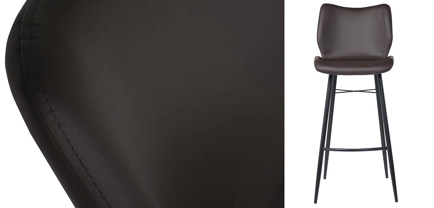 Барный стул Herald Eco Leather Bar Stool Барный стул Herald Eco Leather Bar Stool - Loft-Concept в Костроме