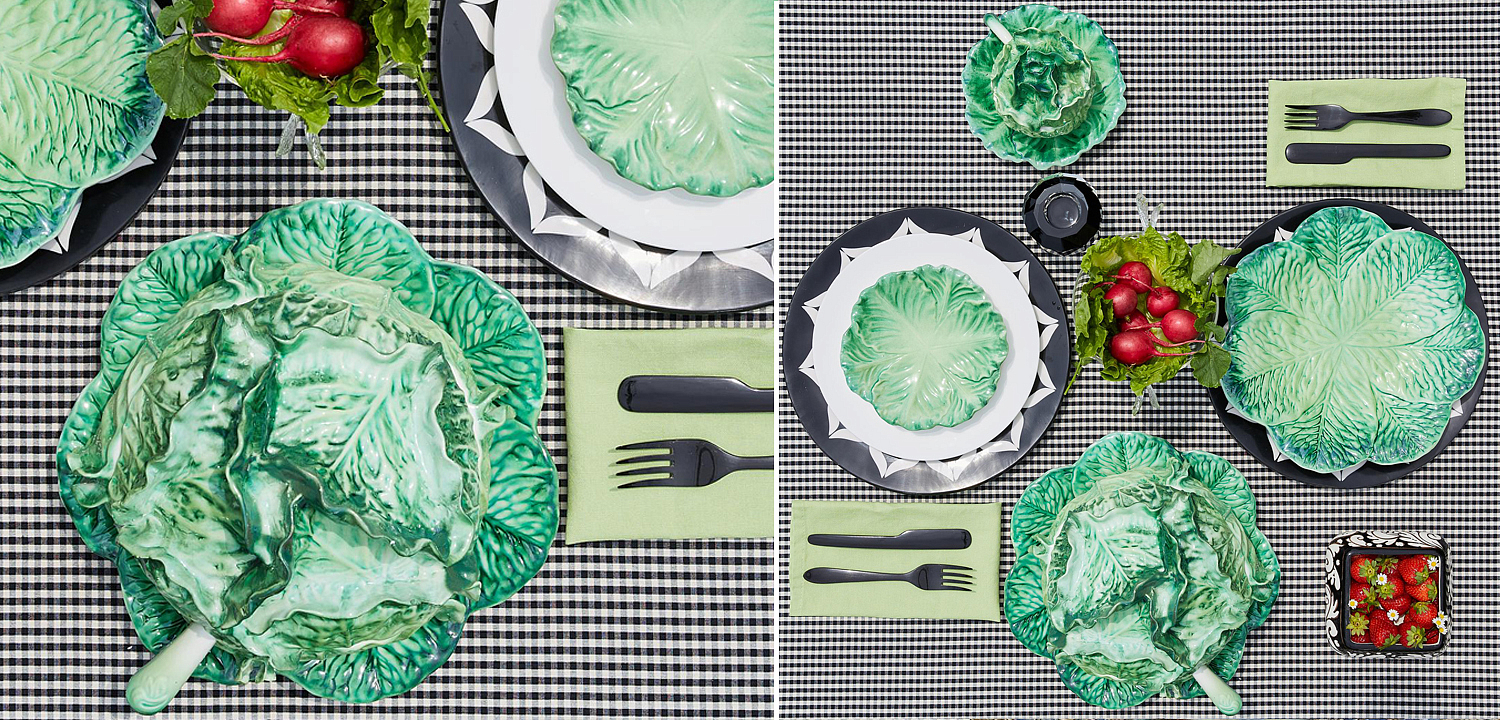 Супница SOUP BOWL CABBAGE SMALL W/PLATE D13 Супница SOUP BOWL CABBAGE SMALL W/PLATE D13 - Loft-Concept в Костроме