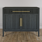 Буфет Primo с двумя ящиками и двумя фасадами Черный дуб варинант исполнения - 2 | Loft Concept в Костроме