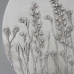 Панно Серые цветы варинант исполнения - 3 | Loft Concept в Костроме