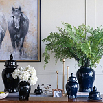 Ваза с крышкой однотонная Высота 48 см Chinoiserie Ceramics варинант исполнения - 4 | Loft Concept в Костроме