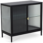 Сервант двухдверный с рифленым стеклом The Keeper варинант исполнения - 1 | Loft Concept в Костроме