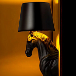 Horse Statue Floor Lamp Большой светильник Черная Лошадь варинант исполнения - 5 | Loft Concept в Костроме