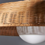 Люстра круглая из ротанга Long Lasting Chandelier варинант исполнения - 3 | Loft Concept в Костроме