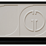 Тумбочка прикроватная с ящиком черно-серого цвета Noble Nightstand варинант исполнения - 4 | Loft Concept в Костроме