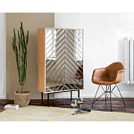 Шкаф с 2-мя зеркальными дверцами Serena Mirror Cabinet варинант исполнения - 3 | Loft Concept в Костроме