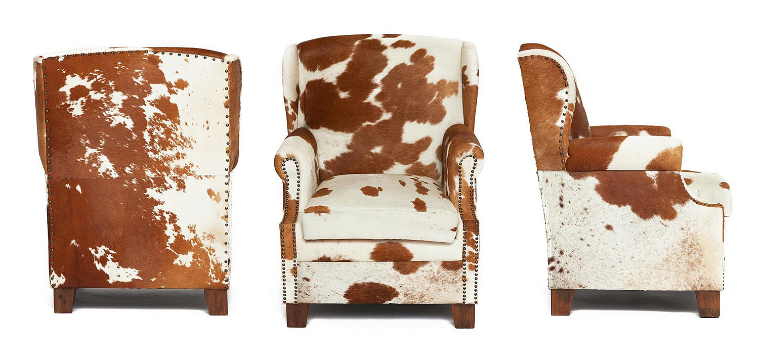 Кресло Cowhide Armchair - Loft-Concept в Костроме