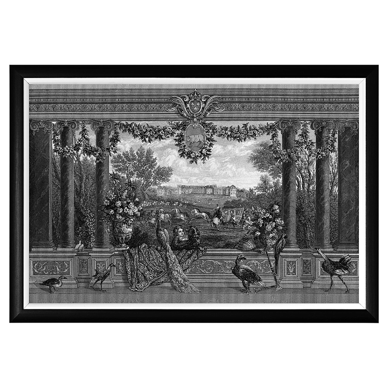 Постер Versailles Poster Черный Белый Постер Versailles Poster Черный Белый в Костроме | Loft Concept