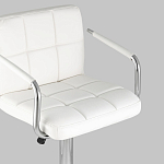 Барный стул с подлокотниками Honory White варинант исполнения - 7 | Loft Concept в Костроме