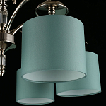 Люстра потолочная Nikoletta с бирюзовым плафоном варинант исполнения - 3 | Loft Concept в Костроме