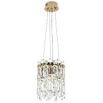 Подвесной светильник с хрустальными подвесками Roul Crystal Round Hanging Lamp варинант исполнения - 2 | Loft Concept в Костроме