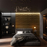 Гипсовая 3D панель с принтографией PM-02 варинант исполнения - 1 | Loft Concept в Костроме