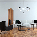 Подвесной светильник волнообразной формы LED 35W 3000K Infinity варинант исполнения - 3 | Loft Concept в Костроме