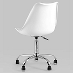 Офисный стул на металлическом основании EGGERY White пластик варинант исполнения - 4 | Loft Concept в Костроме