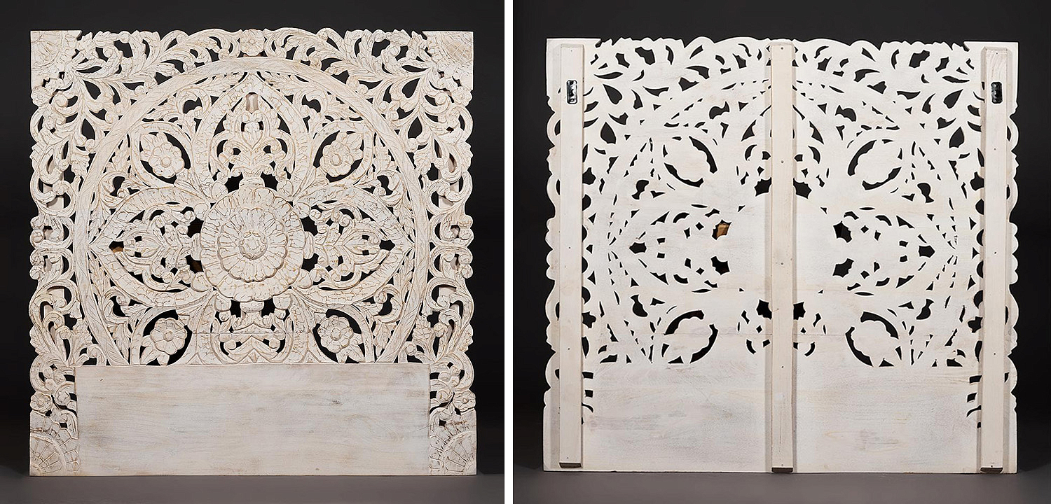 Изголовье-панно Indian antique white Headboard - Loft-Concept в Костроме