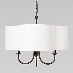 Люстра с белым текстильным абажуром Vitorino  варинант исполнения - 1 | Loft Concept в Костроме