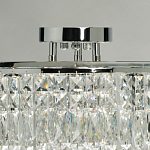 Потолочный светильник круглый с прозрачными подвесками Lunet варинант исполнения - 17 | Loft Concept в Костроме