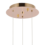 Подвесной светильник Metal Acrylic Tube Trio Gold Hanging Lamp варинант исполнения - 3 | Loft Concept в Костроме